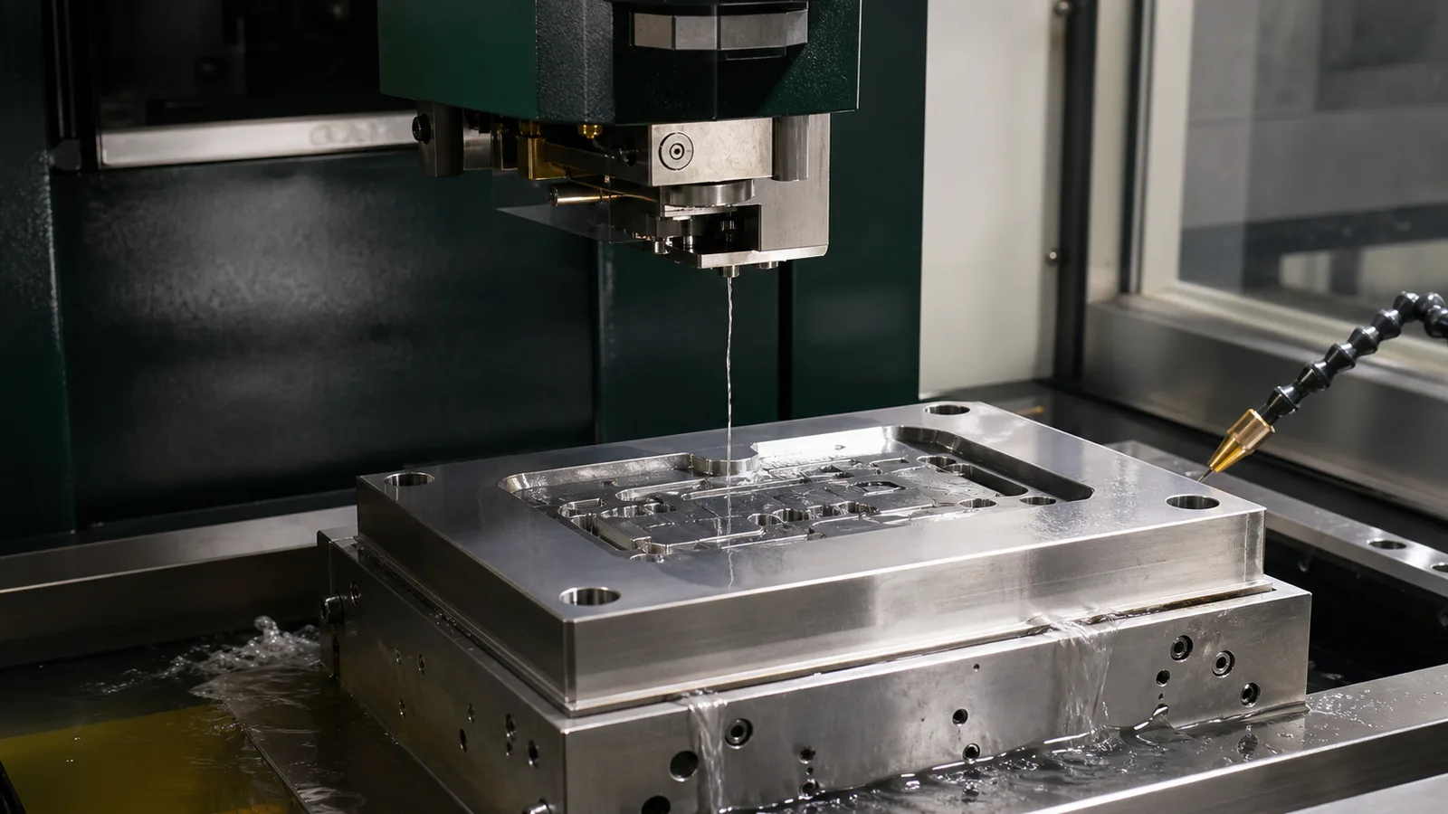 Precision wire EDM application